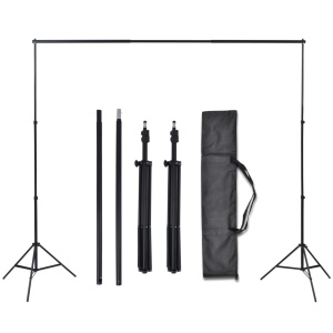 Kit studio foto cu 3 decoruri și ramă ajustabilă, 3 x 3 m - Img 6