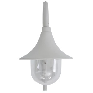 Lampă de perete de grădină E27, alb, 42 cm, aluminiu - Img 2