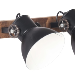 Lampă de perete industrială, negru, 90 x 25 cm, E27 - Img 5