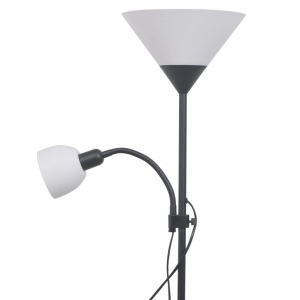 Lampă de podea, negru - Img 4