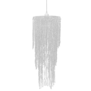 Lampă de tavan cu cristale 26 x 70 cm - Img 2