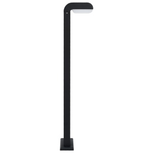Lampă LED pentru exterior, negru, 9 W, oval - Img 3