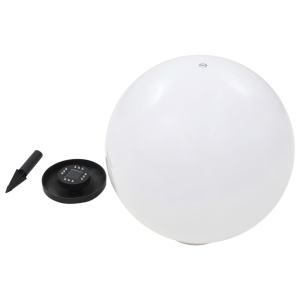 Lampă solară de exterior cu LED, 50 cm, RGB, sferic - Img 7