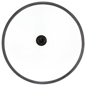 Lampă suspendată industrială, 25 W, negru, 30 cm, E27, rotund - Img 7
