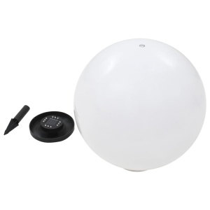 Lămpi solare de exterior, 2 buc., 50 cm, RGB, sferic, LED - Img 9