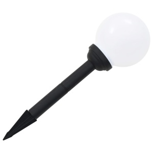 Lămpi solare de exterior, 6 buc., 20 cm, RGB, sferic, LED - Img 6