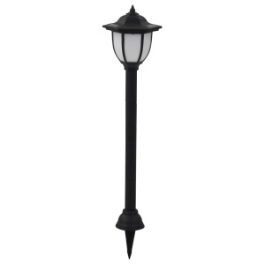 Lămpi solare de exterior cu LED, 6 buc., negru - Img 2