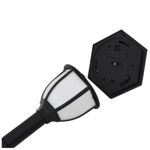Lămpi solare de exterior cu LED, 6 buc., negru - Img 8