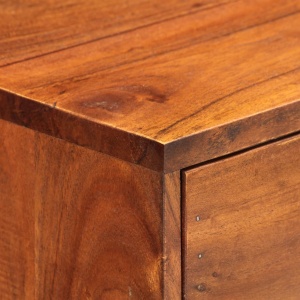 Masă consolă, 100x35x76 cm, lemn masiv de acacia - Img 2