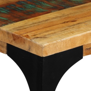 Masă consolă, 120x35x76 cm, lemn masiv reciclat - Img 6