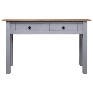 Masă consolă, gri, 110x40x72 cm, lemn masiv de pin, gama Panama - Img 2
