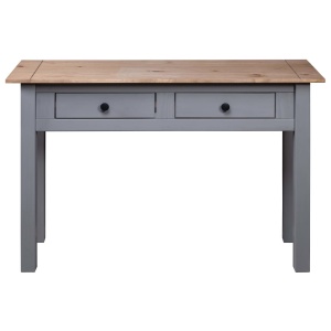 Masă consolă, gri, 110x40x72 cm, lemn masiv de pin, gama Panama - Img 8