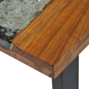 Masă consolă Lemn de tec 100 x 35 x 75 cm - Img 10