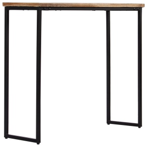 Masă consolă, lemn masiv de tec reciclat, 90 x 30 x 76 cm - Img 8