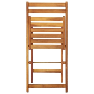 Masă cu jardinieră de balcon cu 2 scaune bistro, lemn de acacia - Img 11