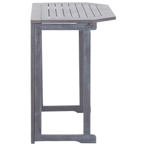Masă de balcon pliabilă, 90x50x74 cm, lemn masiv de acacia - Img 2