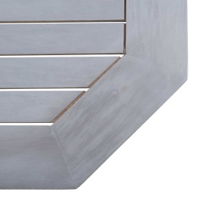 Masă de balcon pliabilă, 90x50x74 cm, lemn masiv de acacia - Img 5