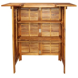 Masă de bar, 110 x 50 x 105 cm, lemn masiv de acacia - Img 4
