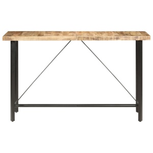 Masă de bar, 180x70x107 cm, lemn de mango nefinisat - Img 2