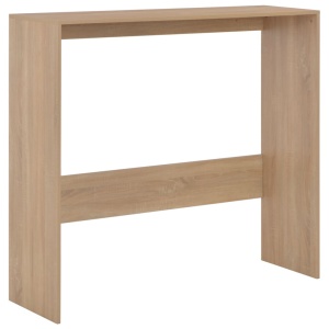 Masă de bar cu 2 blaturi, stejar, 130x40x120 cm - Img 6