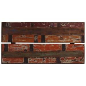 Masă de bar, lemn masiv reciclat, multicolor, 150 x 70 x 107 cm - Img 3