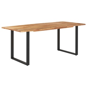 Masă de bucătărie, 180 x 90 x 76 cm, lemn masiv de acacia - Img 9