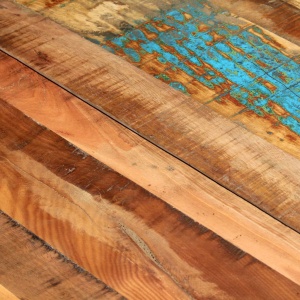Masă de bucătărie, 180 x 90 x 76 cm, lemn masiv reciclat - Img 6