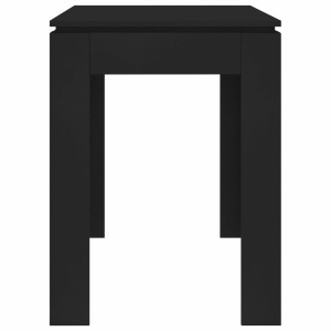 Masă de bucătărie, negru, 120 x 60 x 76 cm, PAL - Img 6