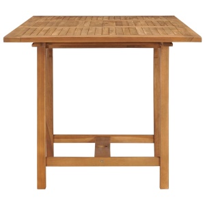 Masă de grădină extensibilă (110-160)x80x75cm lemn masiv tec - Img 6