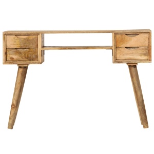 Masă de scris, 115 x 47 x 76 cm, lemn masiv de mango - Img 2