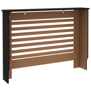 Mască de calorifer, negru, 112 x 19 x 81 cm, MDF - Img 8