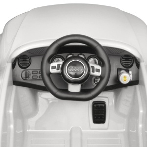Mașină Audi TT RS pentru copii cu telecomandă, alb - Img 6