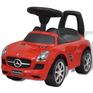 Mașină pentru copii fără pedale Mercedes Benz Roșu