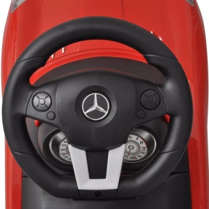 Mașină pentru copii fără pedale Mercedes Benz Roșu - Img 5