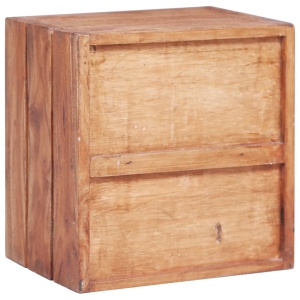 Noptieră cu 3 sertare, 35 x 25 x 35 cm, lemn masiv reciclat - Img 8