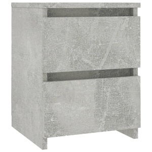 Noptieră, gri beton, 30 x 30 x 40 cm, PAL - Img 2