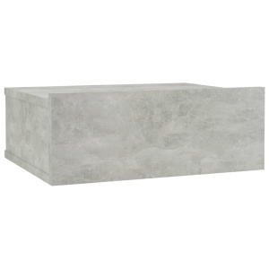 Noptiere suspendate, gri ciment, 40 x 30 x 15 cm, PAL - Img 2