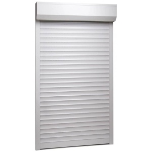 Oblon rulant, alb, 100 x 210 cm, aluminiu