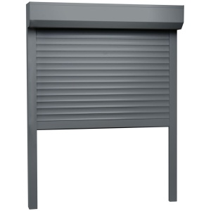 Oblon rulant, antracit, 110 x 130 cm, aluminiu - Img 2