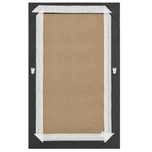 Oglindă de perete in stil baroc, negru, 50 x 80 cm - Img 6