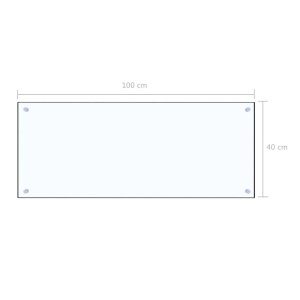 Panou antistropi bucătărie transparent 100x40cm sticlă securiz. - Img 9