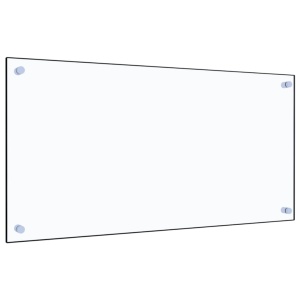 Panou antistropi bucătărie transparent 80x40 cm sticlă securiz. - Img 2