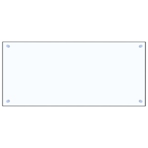 Panou antistropi bucătărie transparent 90x40 cm sticlă securiz. - Img 3