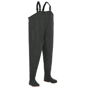 Pantaloni de vânătoare cu cizme, verde, mărime 38