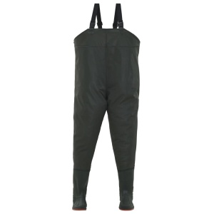 Pantaloni de vânătoare cu cizme, verde, mărime 41 - Img 3