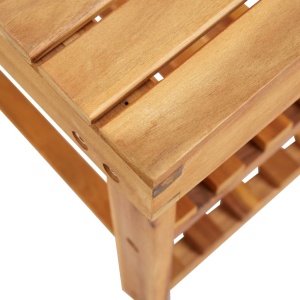 Pantofar, 90 x 32 x 46 cm, lemn masiv de acacia - Img 4