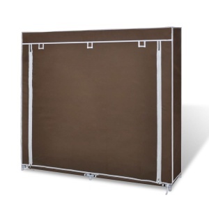 Pantofar cu capac, material textil, 115 x 28 x 110 cm, maro - Img 4