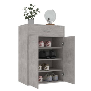 Pantofar, gri beton, 60 x 35 x 84 cm, PAL - Img 4