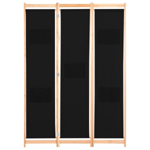 Paravan de cameră cu 3 panouri, 120x170x4 cm, textil - Img 2
