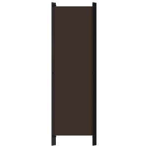 Paravan de cameră cu 3 panouri, maro, 150 x 180 cm - Img 4